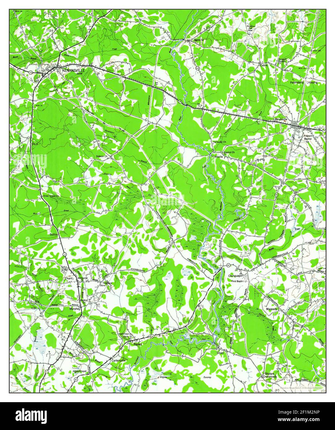 Map of kenansville Cut Out Stock Images & Pictures Alamy