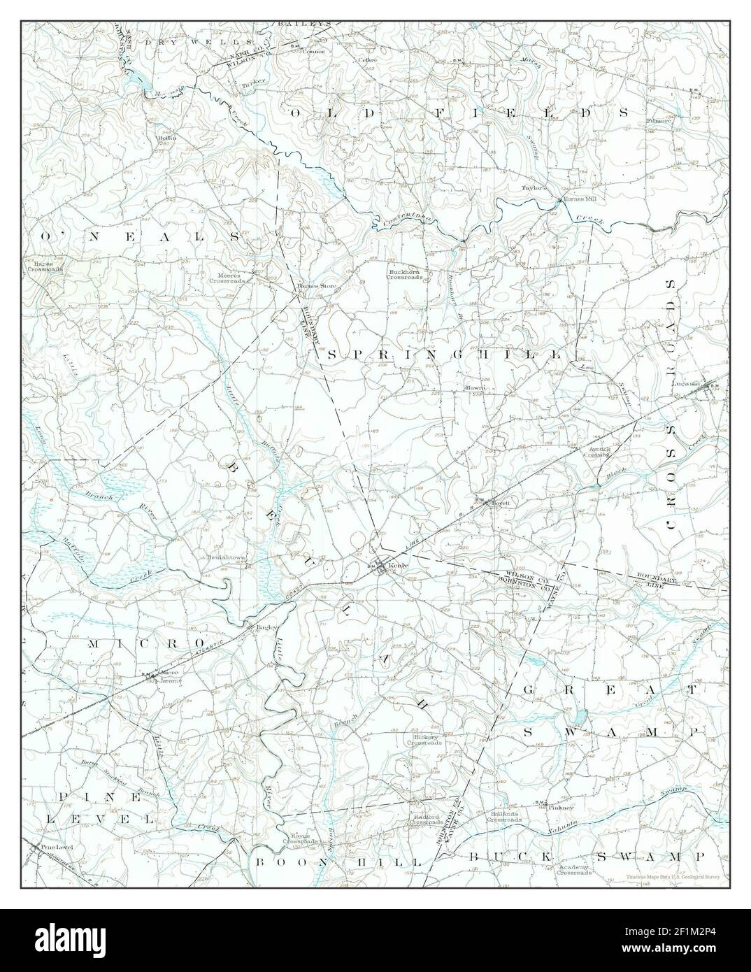 Kenly, North Carolina, map 1902, 1:62500, United States of America by ...