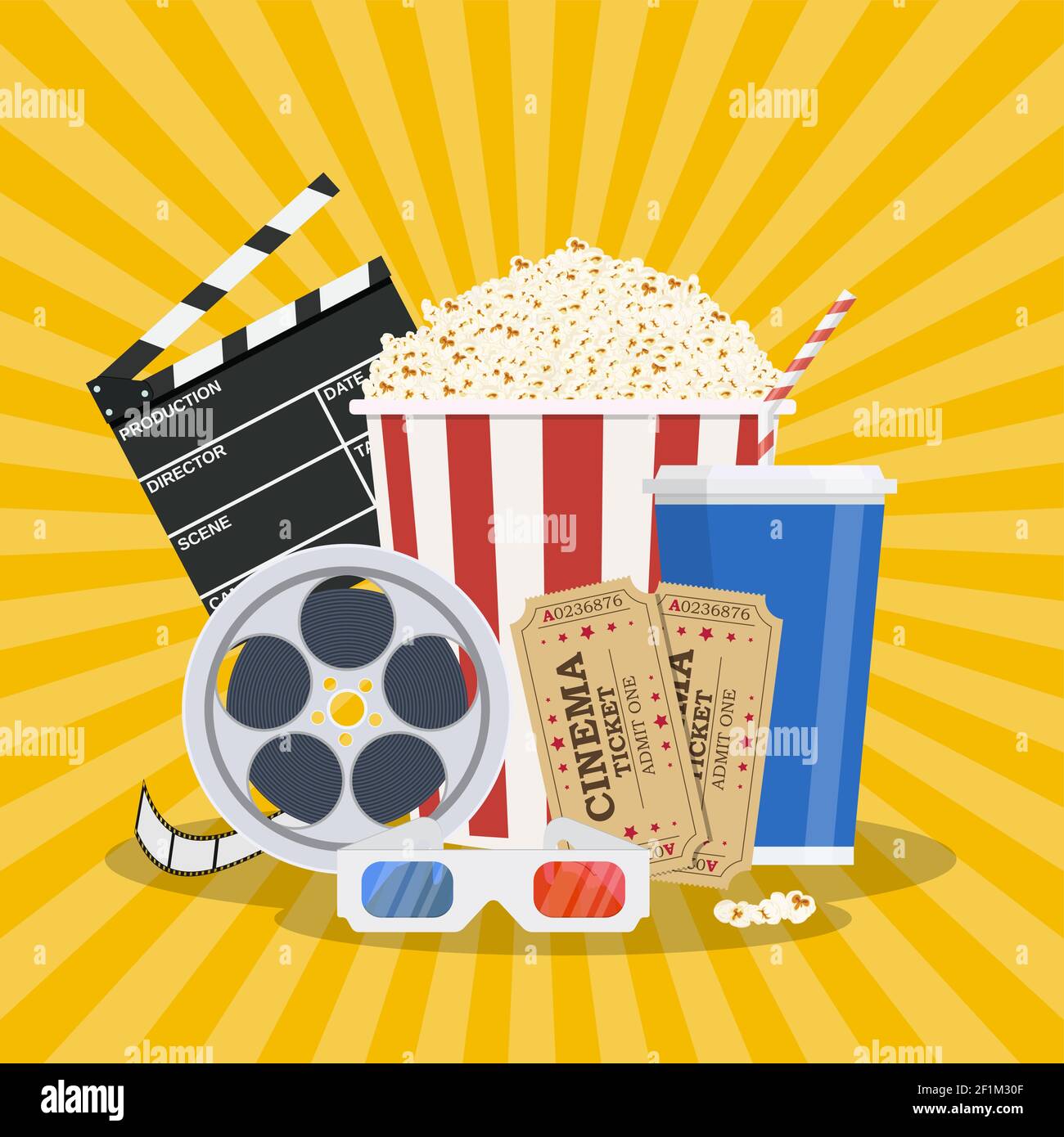 Movie poster template Stock Vector Image &amp; Art - Alamy