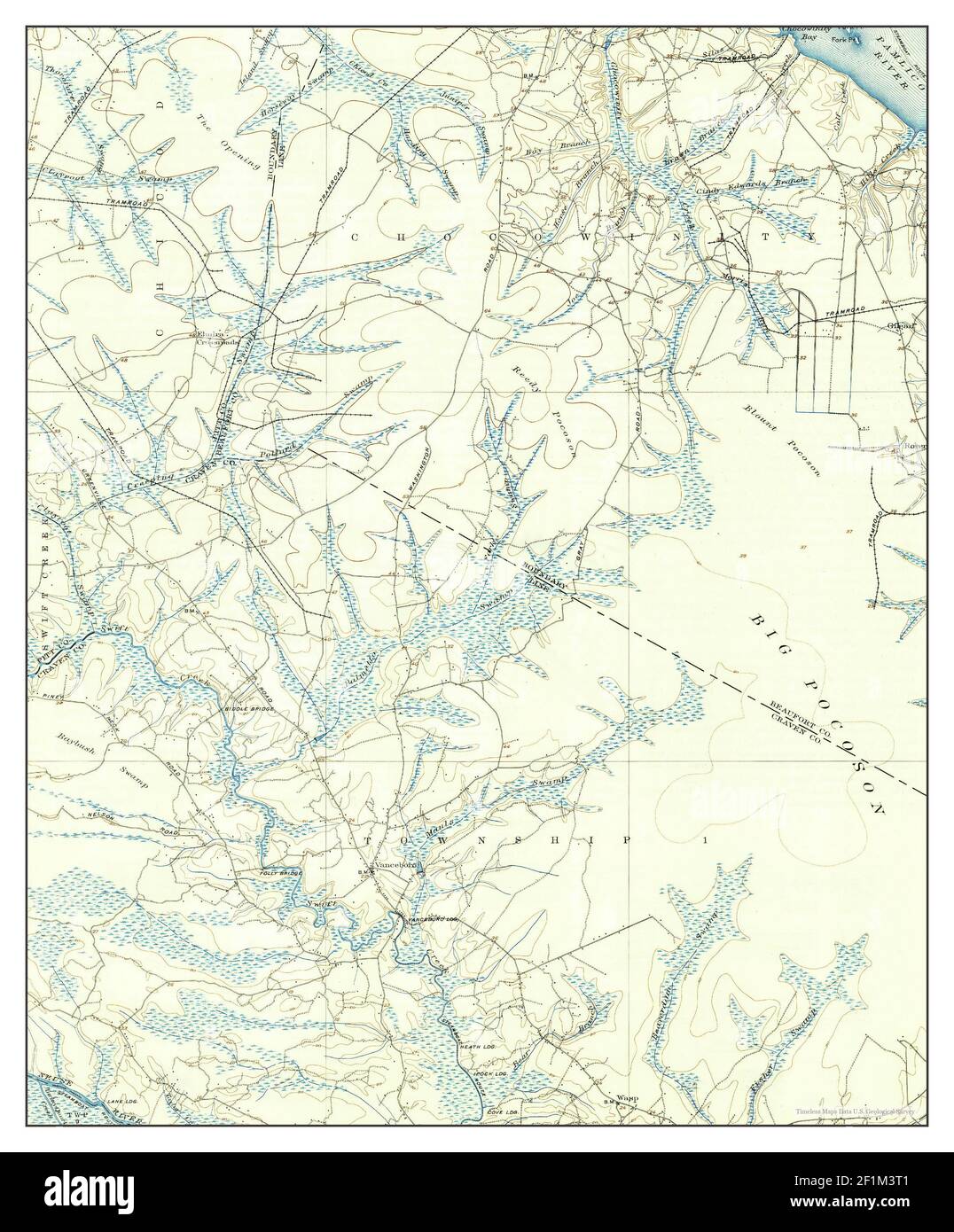 Map of vanceboro hires stock photography and images Alamy