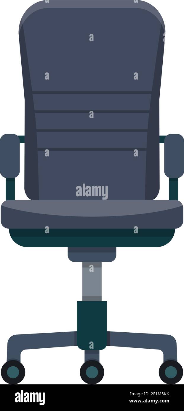 Black office chair work Stock Vector Images - Alamy