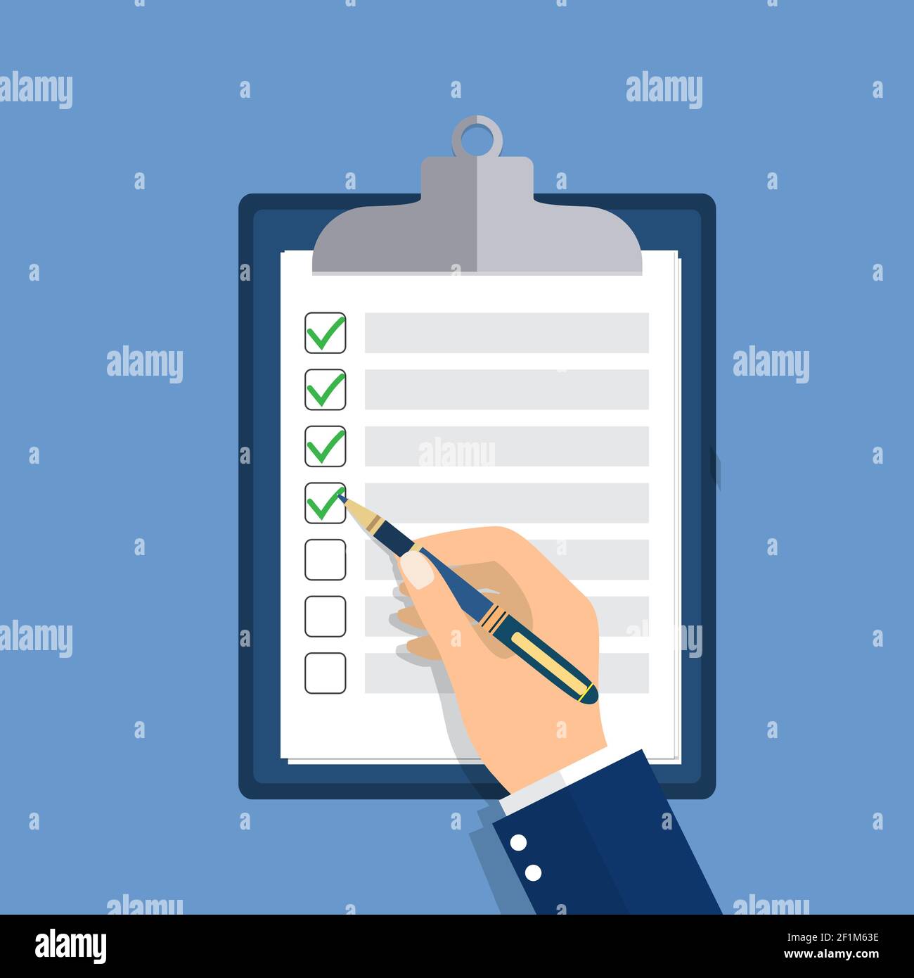 Agenda list icon Stock Vector