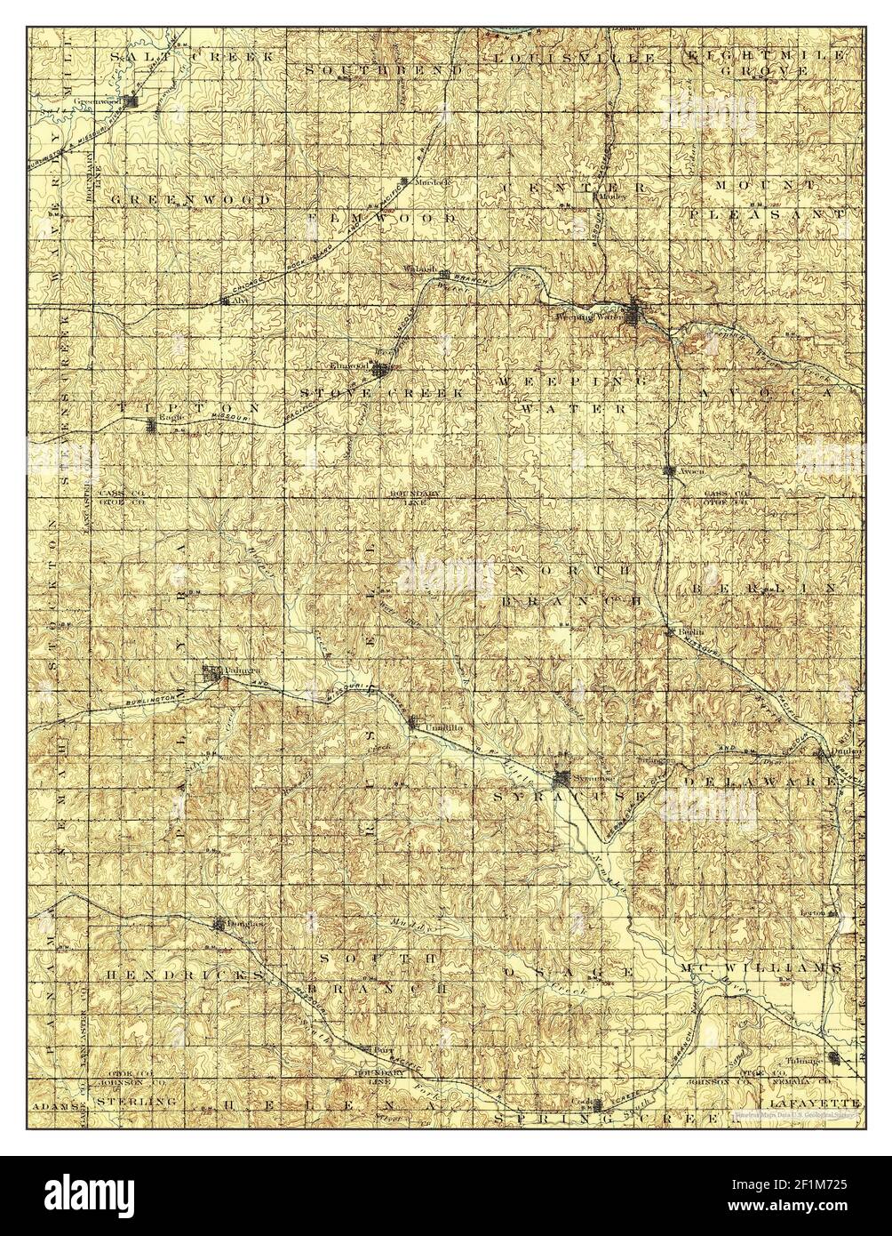 St Paul, Minnesota, map 1896, 1:62500, United States of America by Timeless  Maps, data U.S. Geological Survey Stock Photo - Alamy