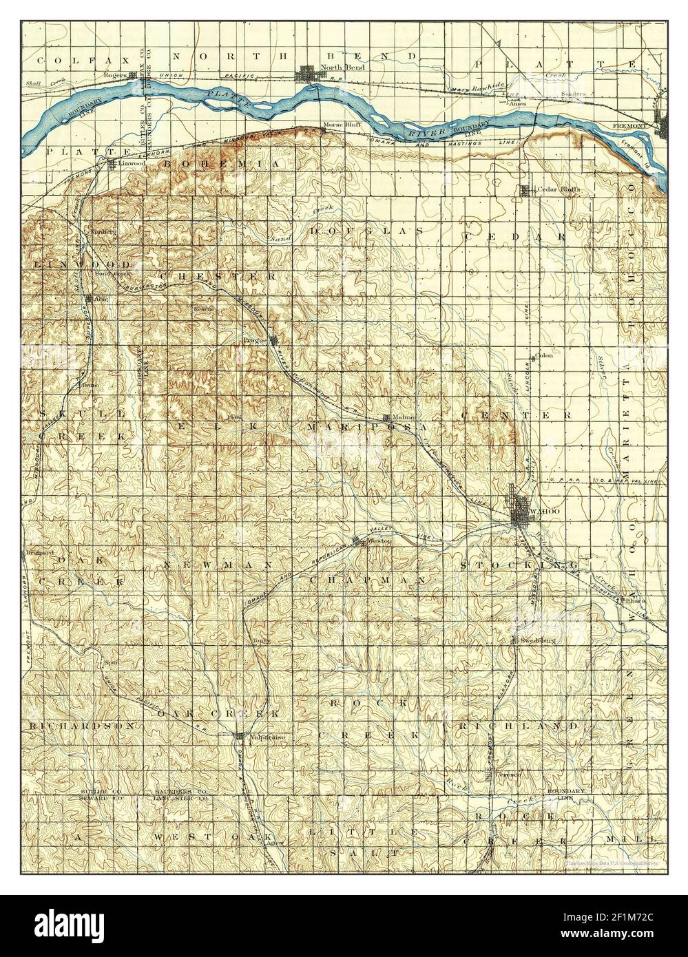 Map of wahoo hires stock photography and images Alamy