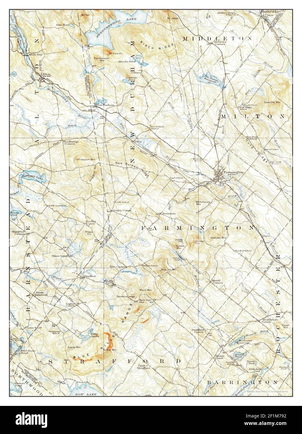 Alton, New Hampshire, map 1919, 162500, United States of America by