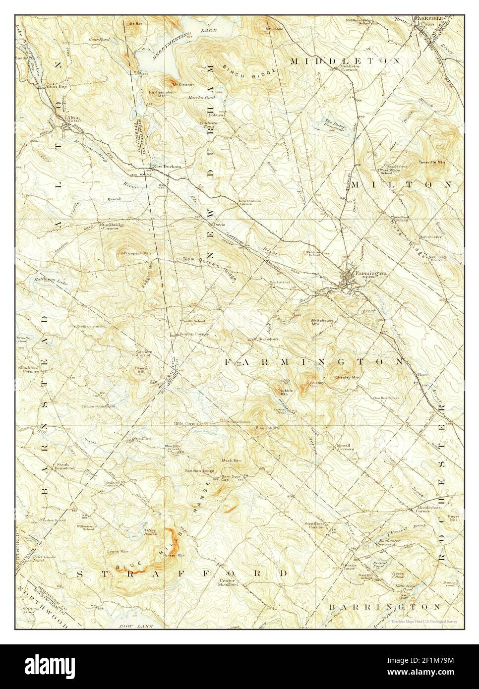 Map of alton new hampshire hires stock photography and images Alamy