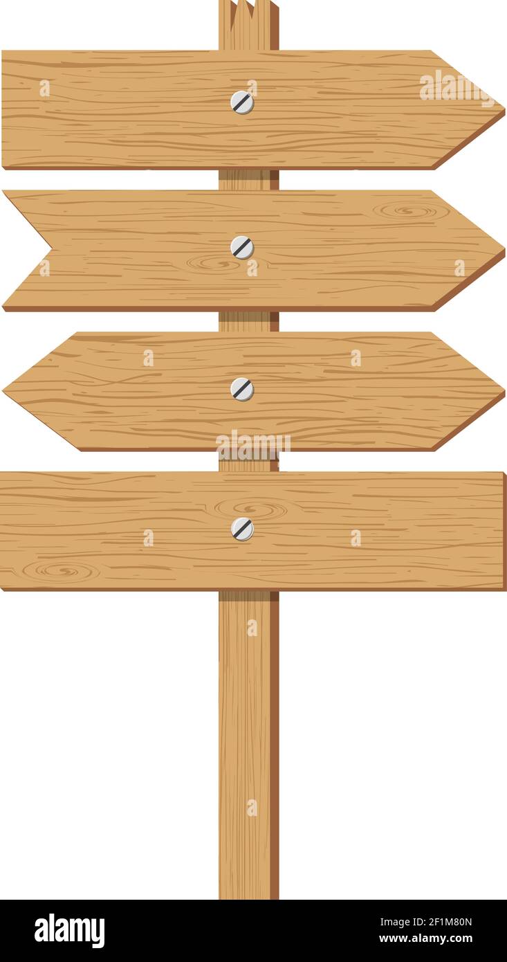 vector wooden sign Stock Vector Image & Art - Alamy