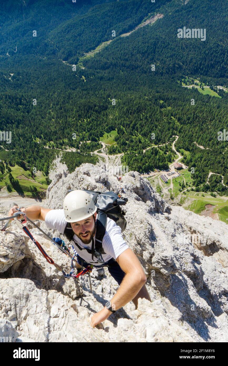 Male mountain climber in hi-res stock photography and images - Alamy