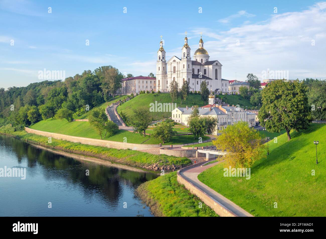 Uspensky (Assumption) Cathedral in Viciebsk, Belarus Stock Photo