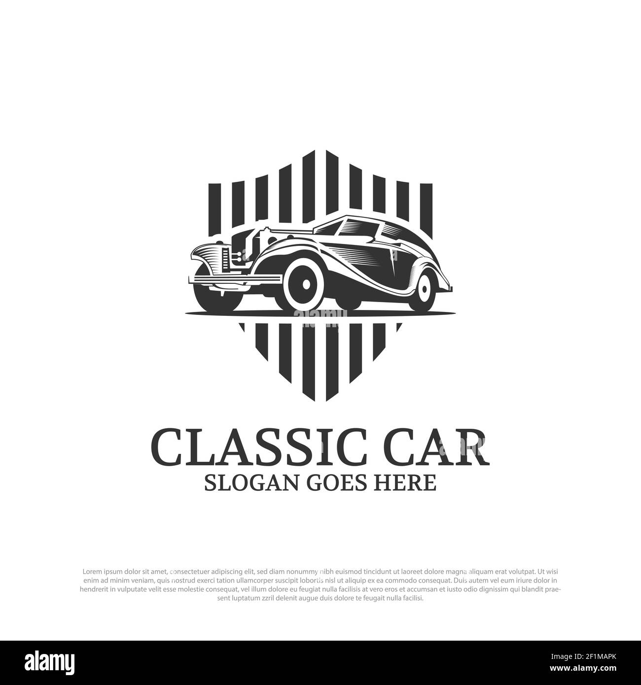 Classic car logo hi-res stock photography and images - Alamy