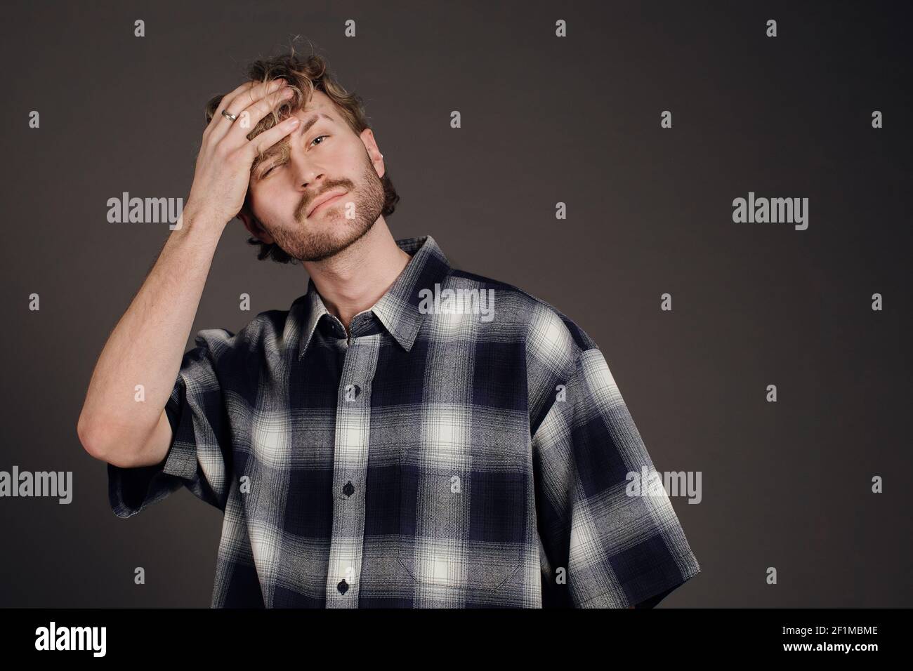 Horizontal shot young man hi-res stock photography and images - Alamy