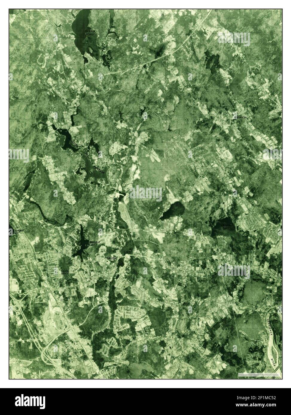 Salem Depot, New Hampshire, map 1977, 125000, United States of America