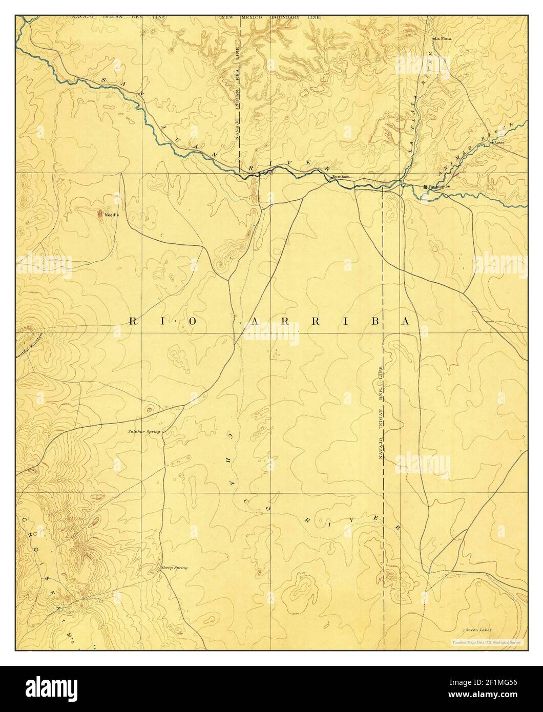 Map of chaco hires stock photography and images Alamy