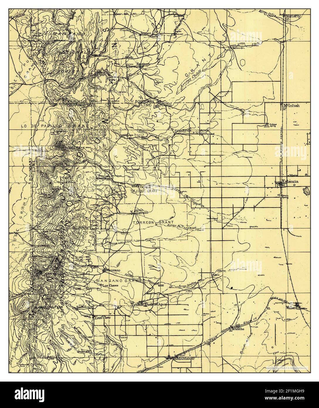 Estancia New Mexico Map Estancia New Mexico High Resolution Stock Photography And Images - Alamy