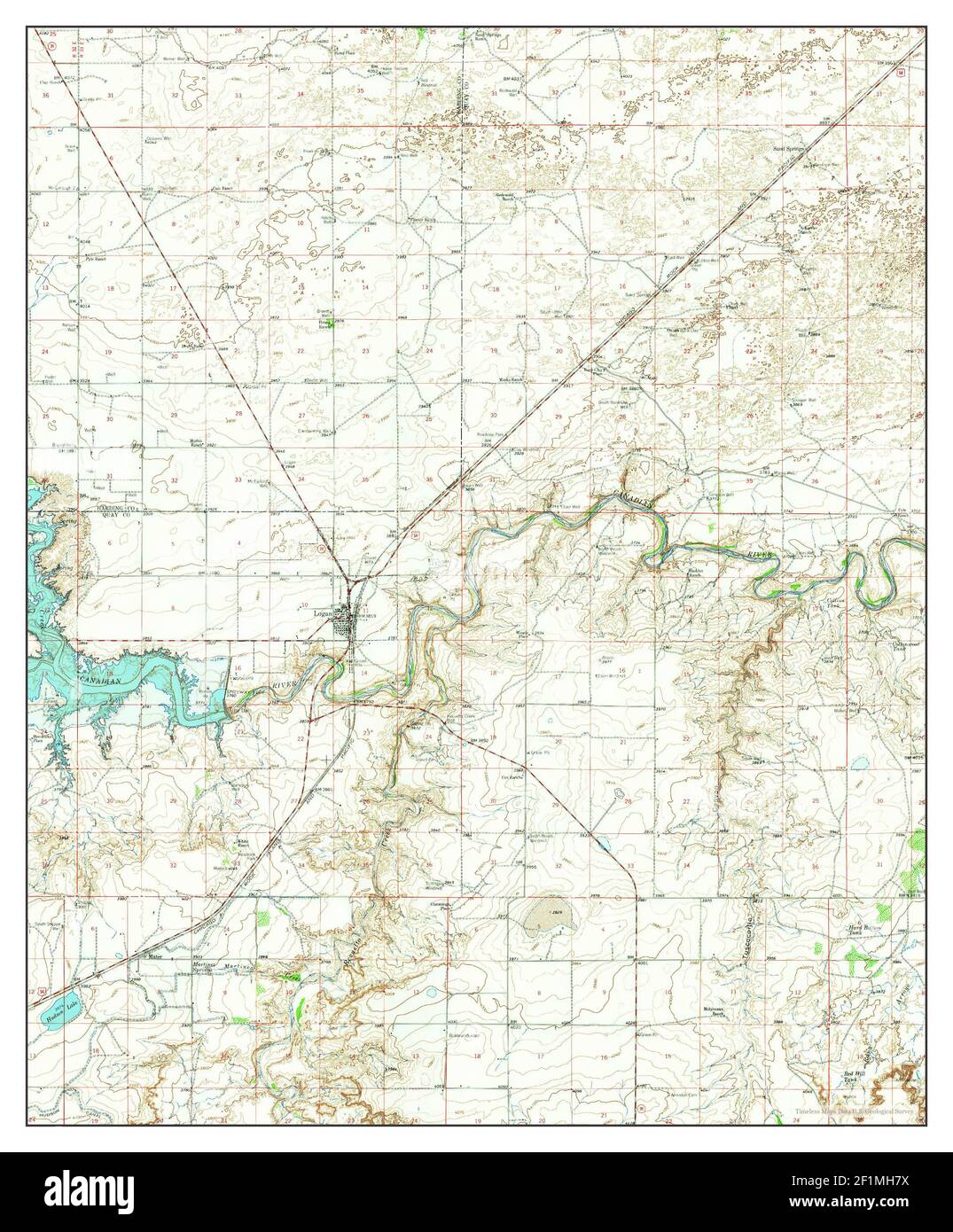 Map of logan new mexico Cut Out Stock Images & Pictures Alamy