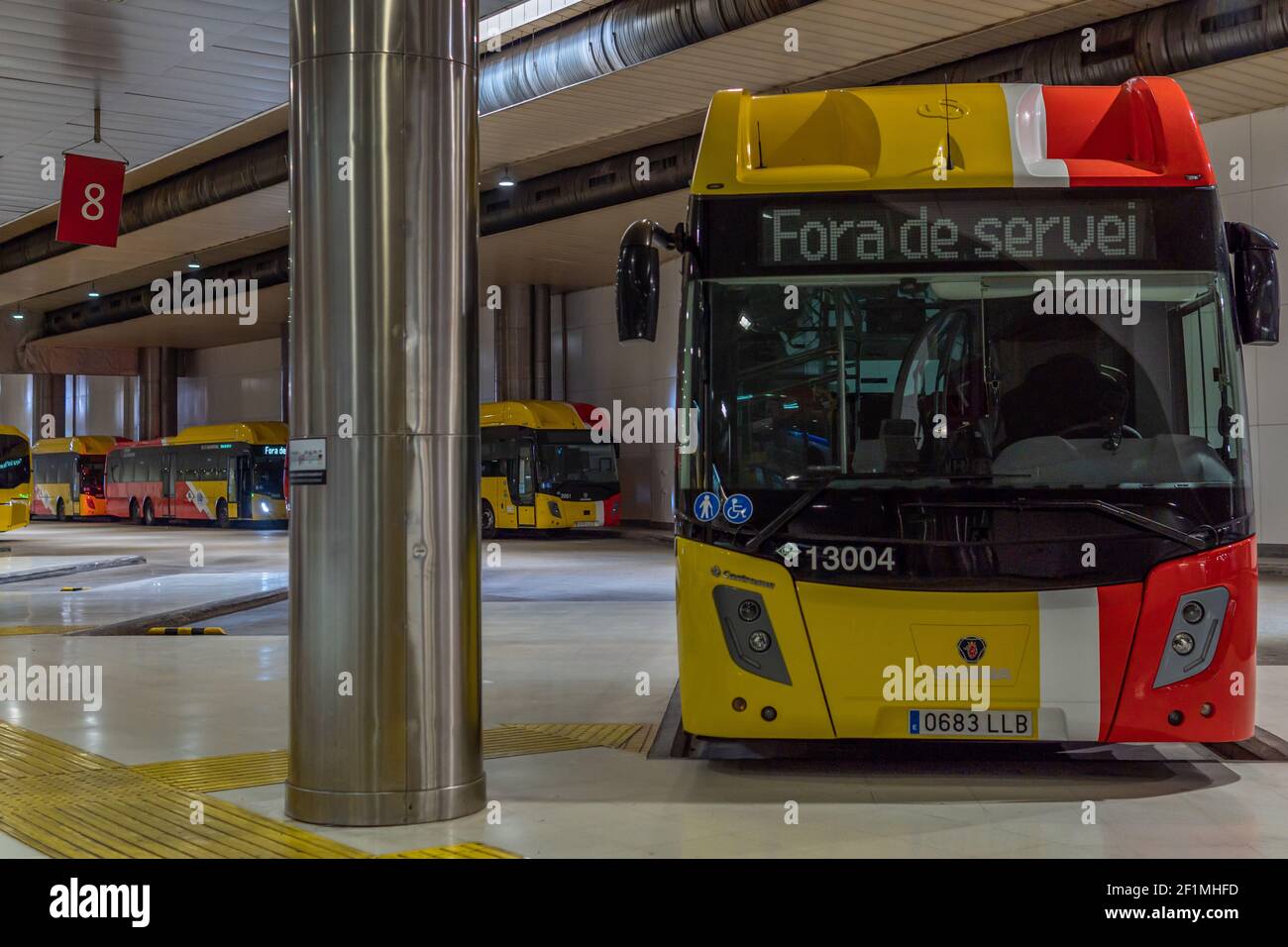 Palma de Mallorca, Spain; march 04 2021 Plaza de España Intermodal