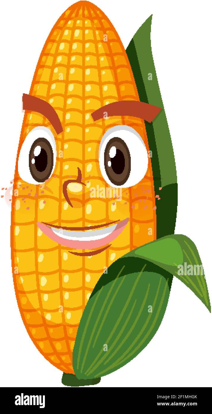 hot outside cartoon with corn