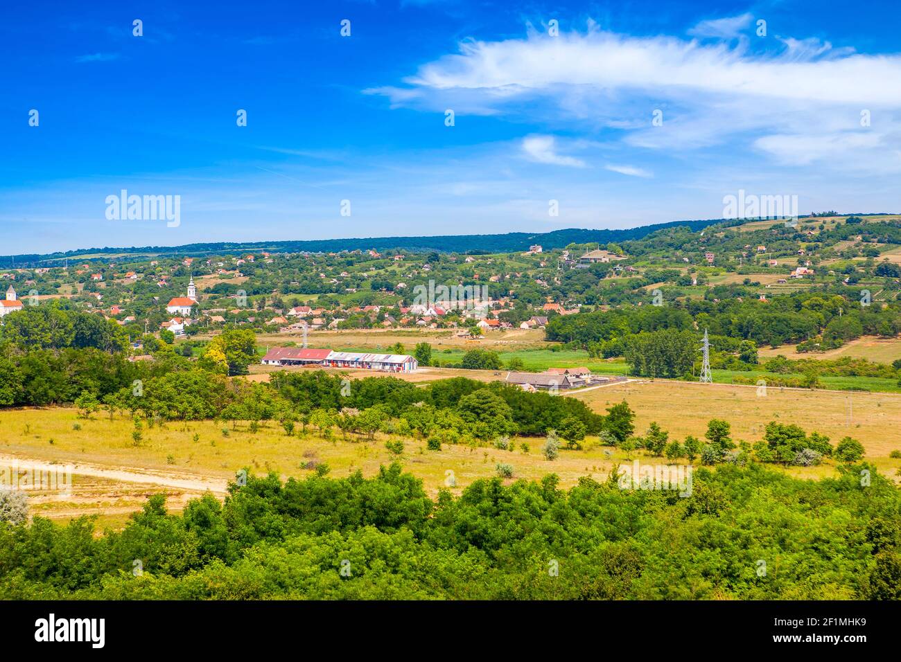 Rural village landscape in hi-res stock photography and images - Alamy