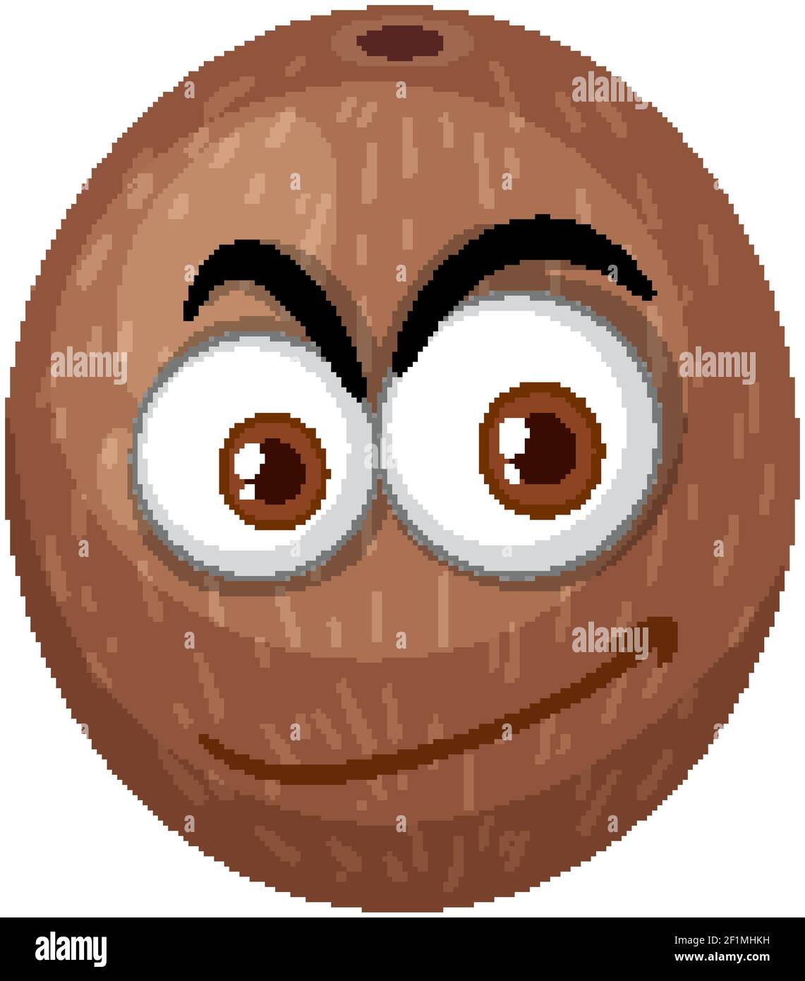 Coconut cartoon character with happy face expression on white background illustration Stock Vector Image & Art - Alamy Coconut cartoon character with happy face expression on white background illustration Stock Vector Image & Art - Alamy