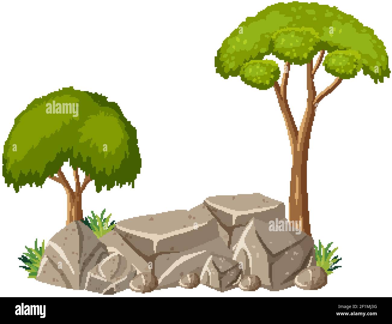 Isolated tree on white background illustration Stock Vector Image & Art ...