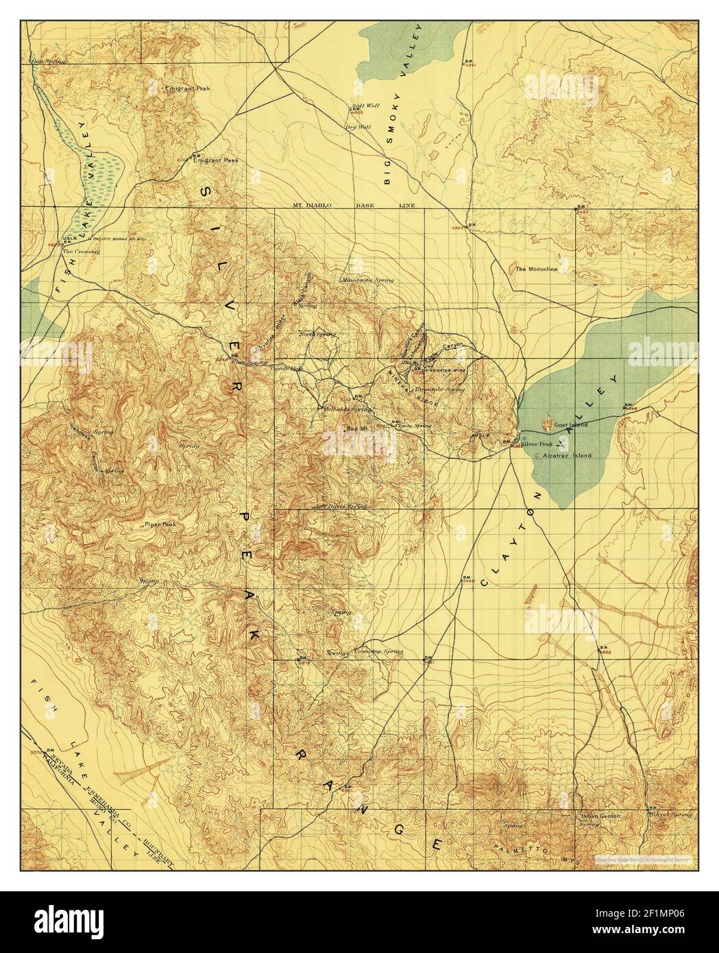Silver Peak Nevada Map 1900 1 United States Of America By Timeless Maps Data U S Geological Survey Stock Photo Alamy