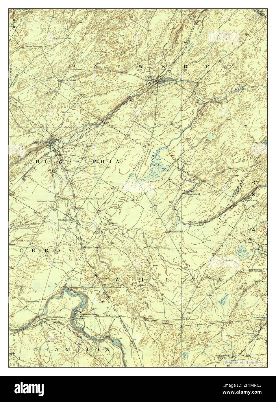 Antwerp, New York, map 1911, 162500, United States of America by Timeless Maps, data U.S