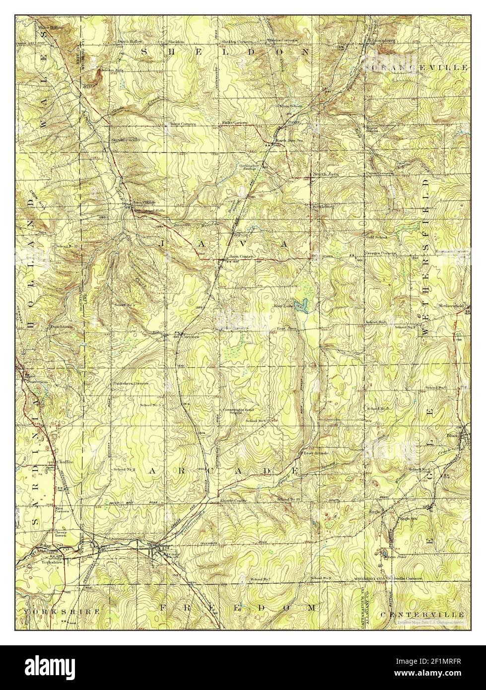 Map of arcade new york hires stock photography and images Alamy