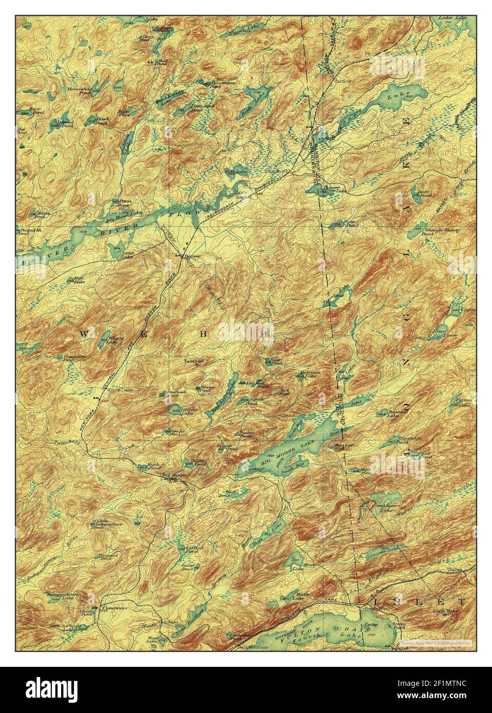 Big Moose, New York, map 1903, 162500, United States of America by