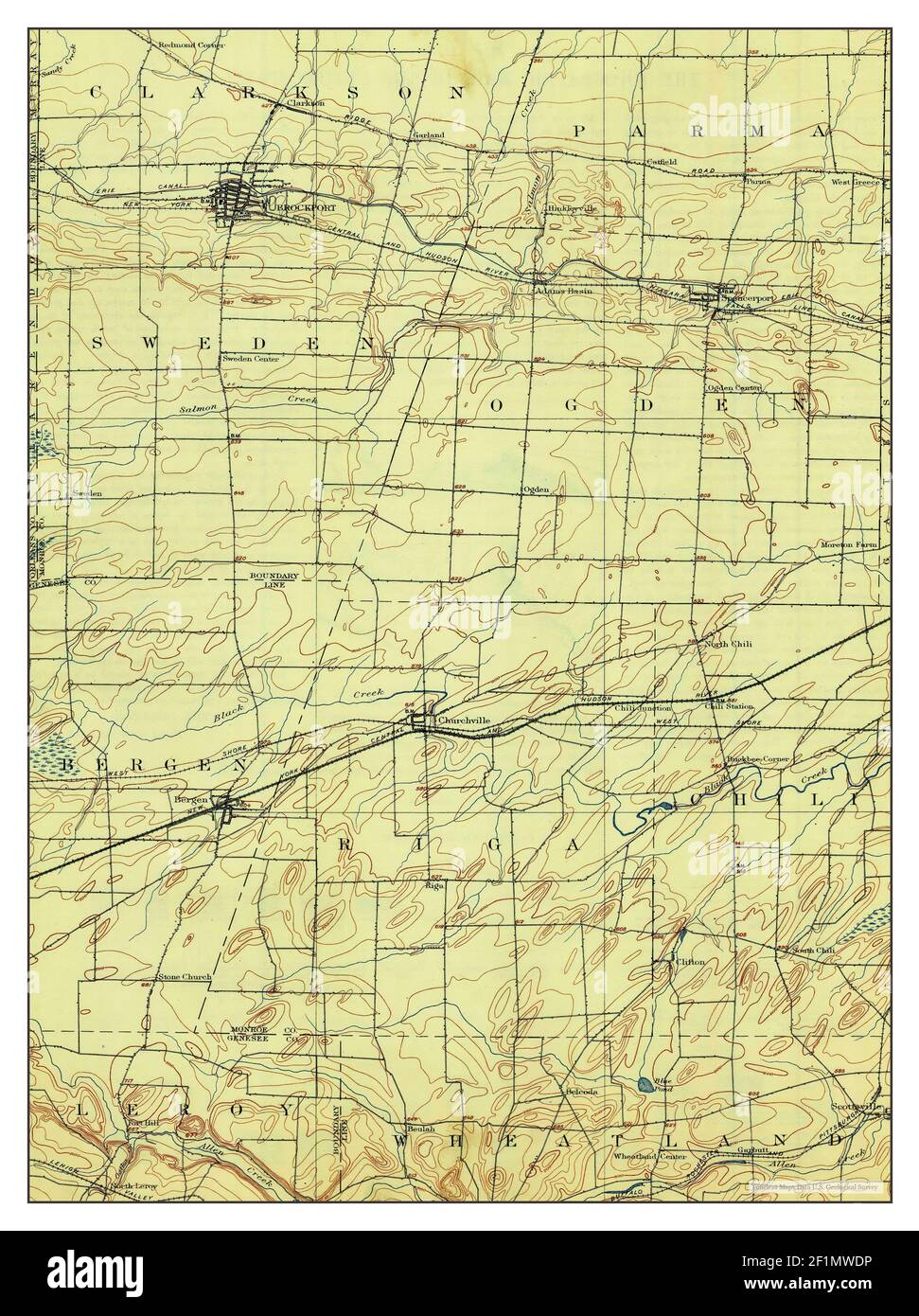 Brockport, New York, map 1899, 162500, United States of America by