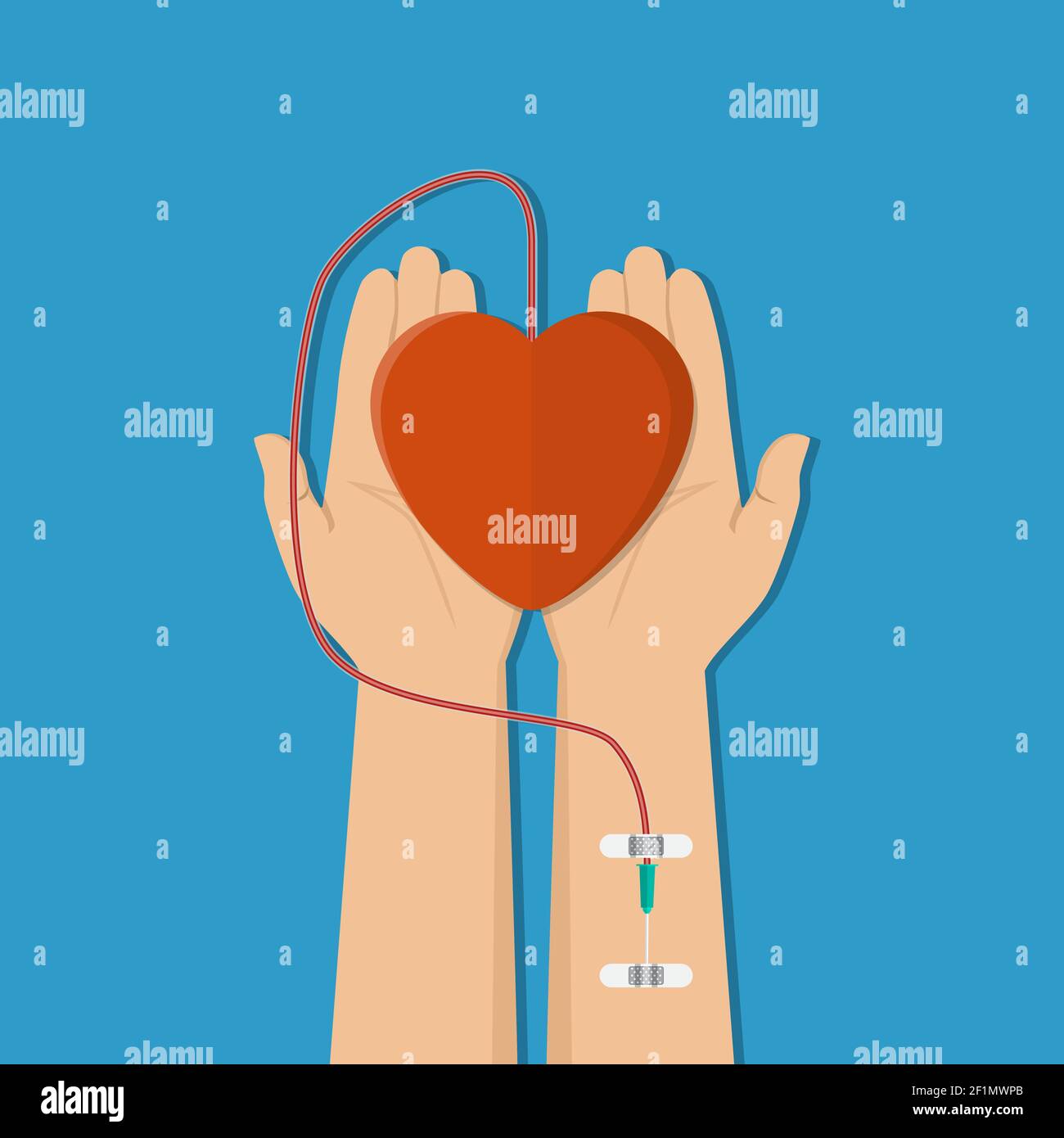 Blood donation concept Stock Vector Image & Art - Alamy