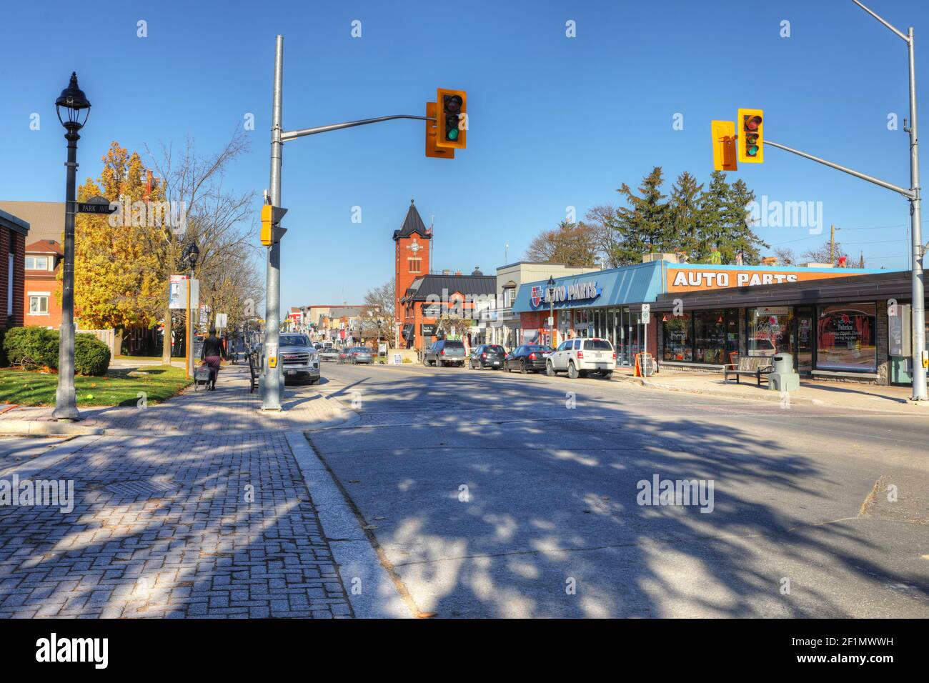 A Street scene in Elmira, Ontario, Canada Stock Photo Alamy