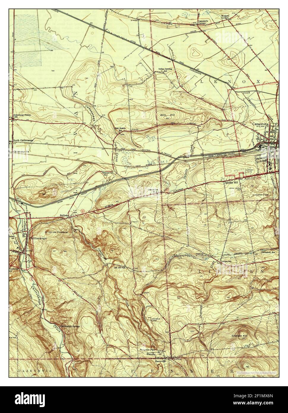 Canastota, New York, map 1946, 131680, United States of America by