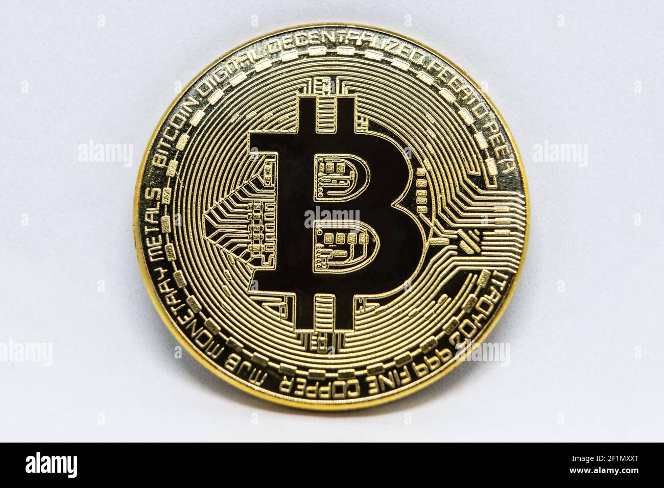 Bitcoin is the best known and most common cryptocurrency in the world. In  recent years, it has become popular and its value has risen several hundred  Stock Photo - Alamy