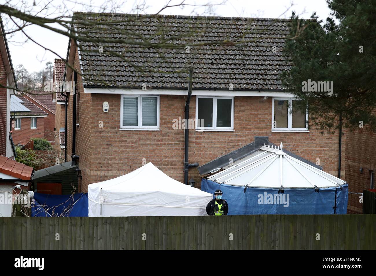 Police activity at a property in Troon Avenue in Dundee as the search