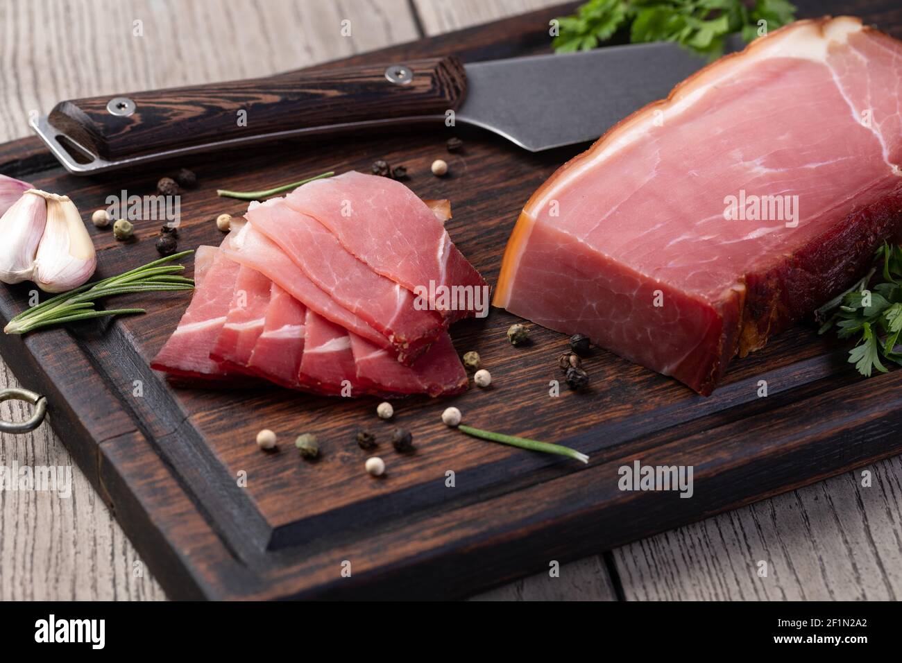 Prosciutto Stock Photo