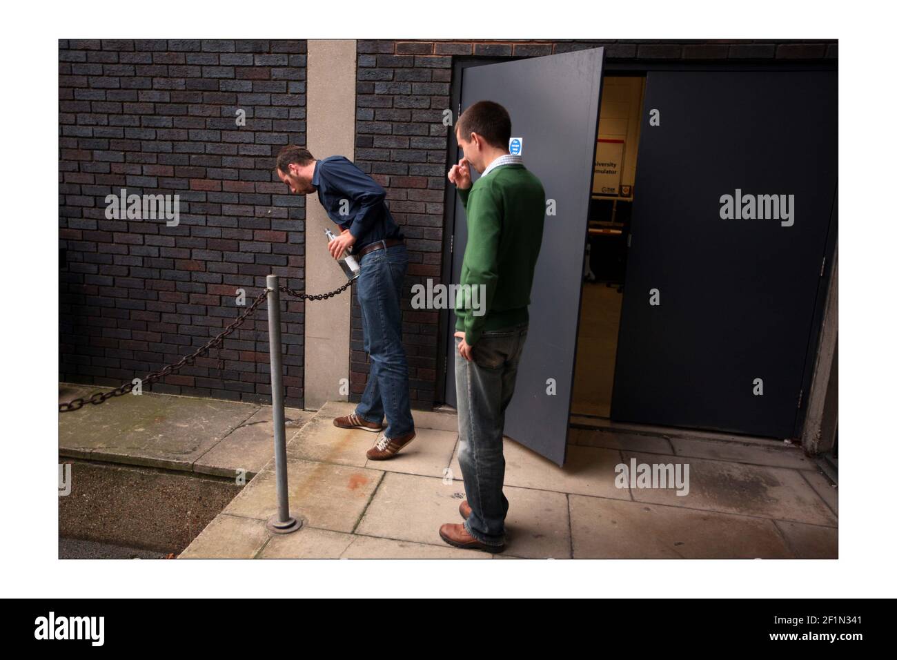 Simon Usborne in a driving simulator the morning after a night of heavy