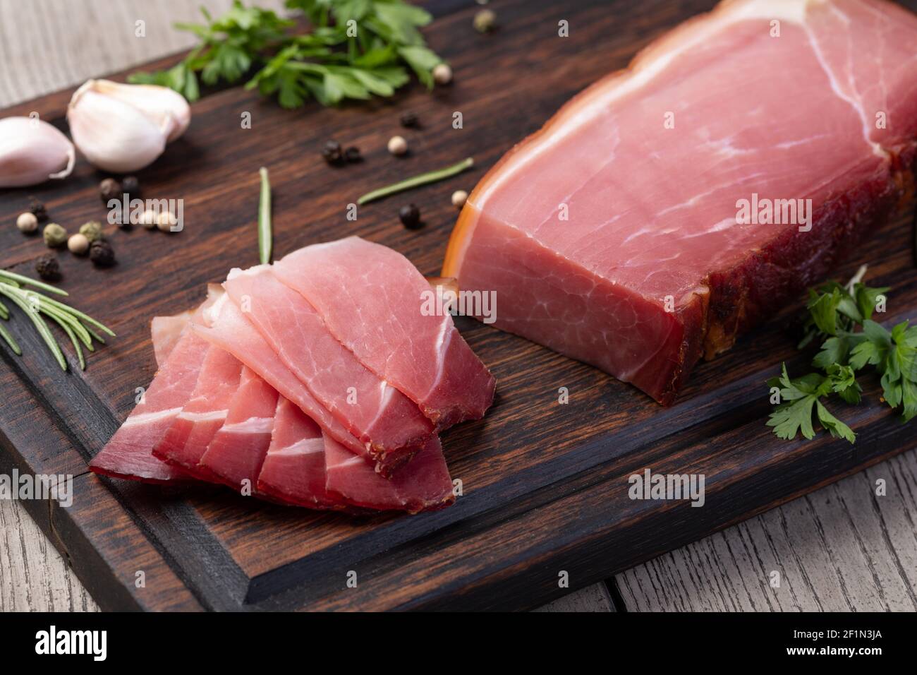 Prosciutto Stock Photo