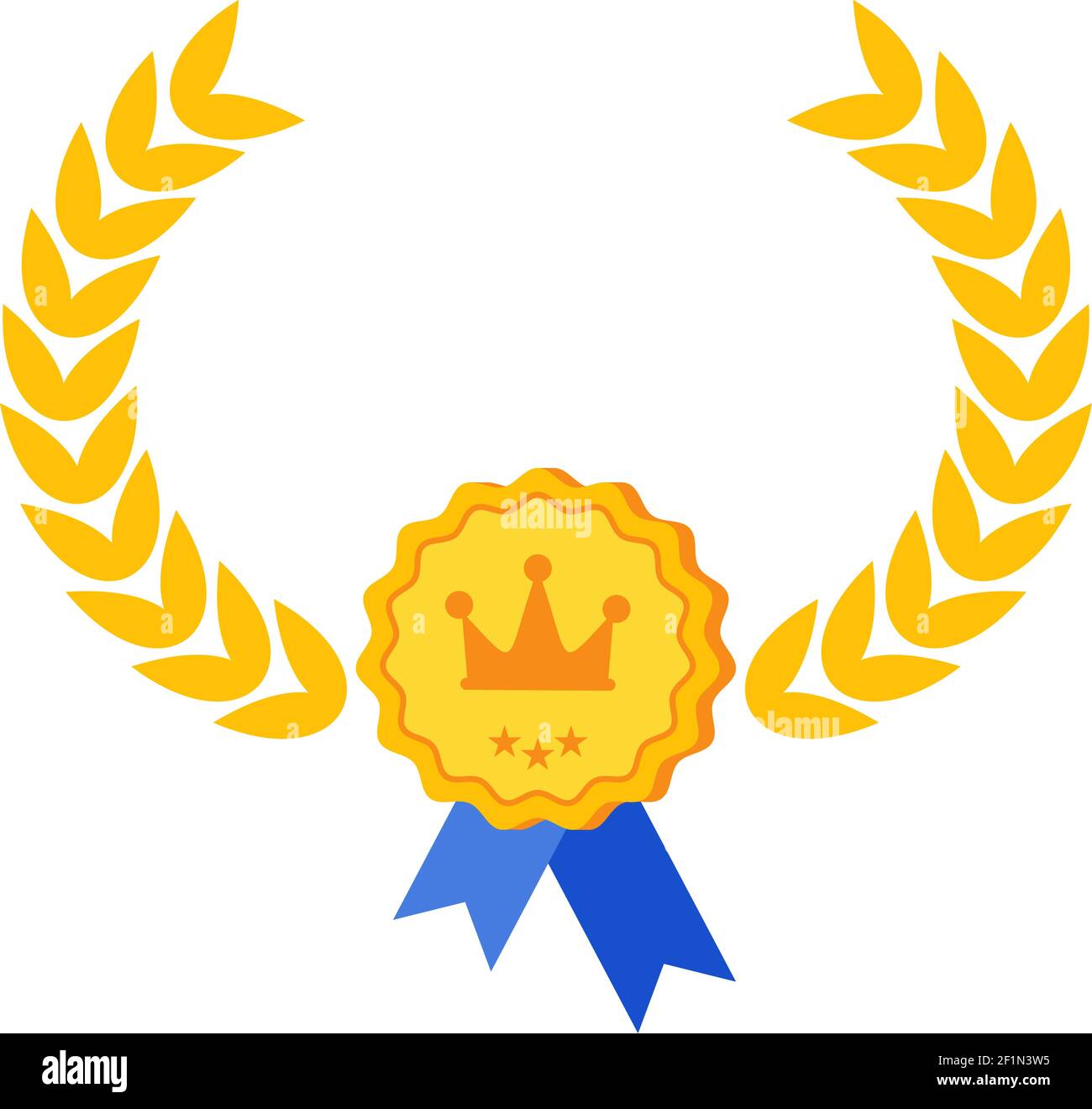 Quality infographics icon. Certificate and warranty, highest rating Stock Vector