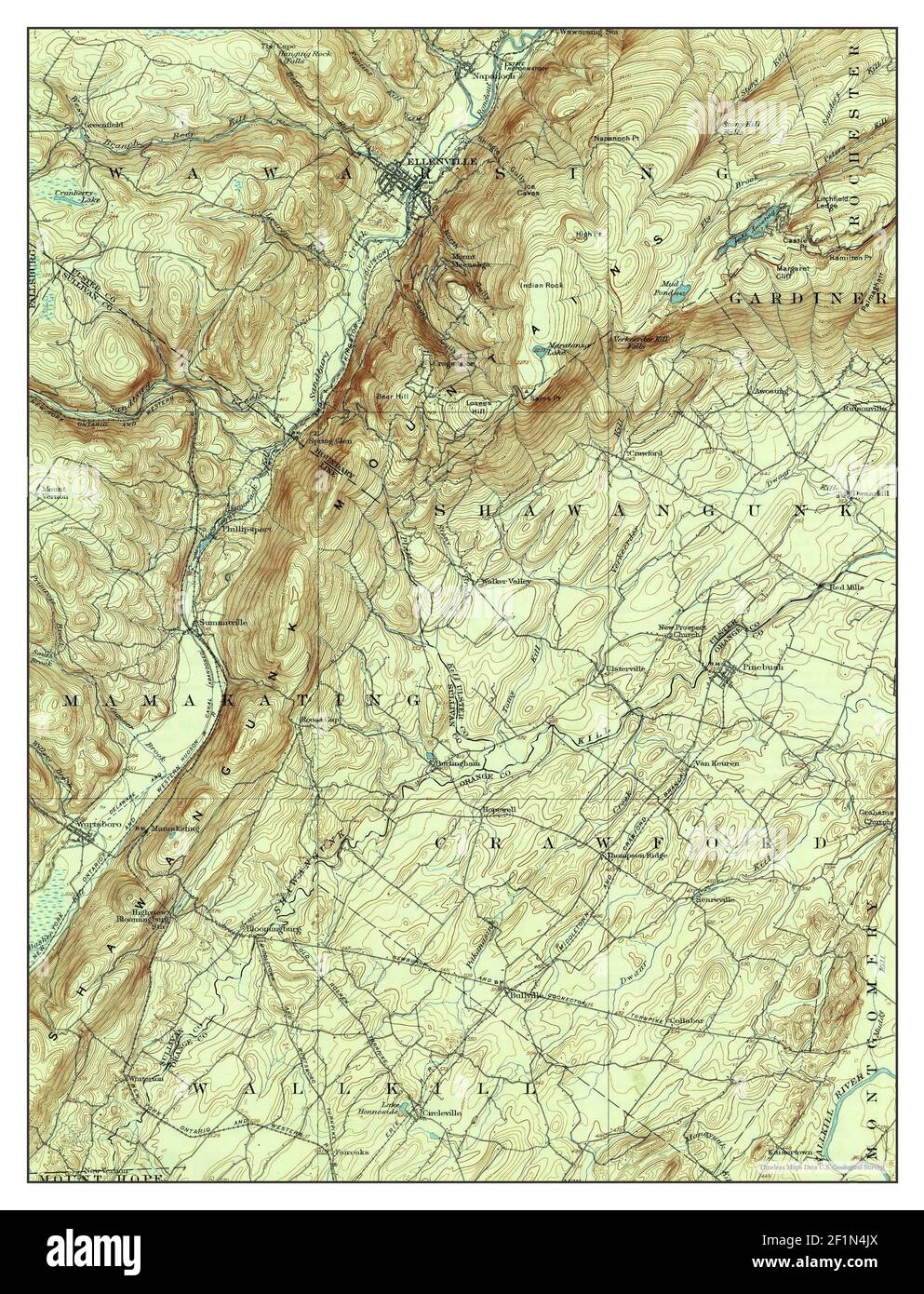 Map of ellenville hires stock photography and images Alamy