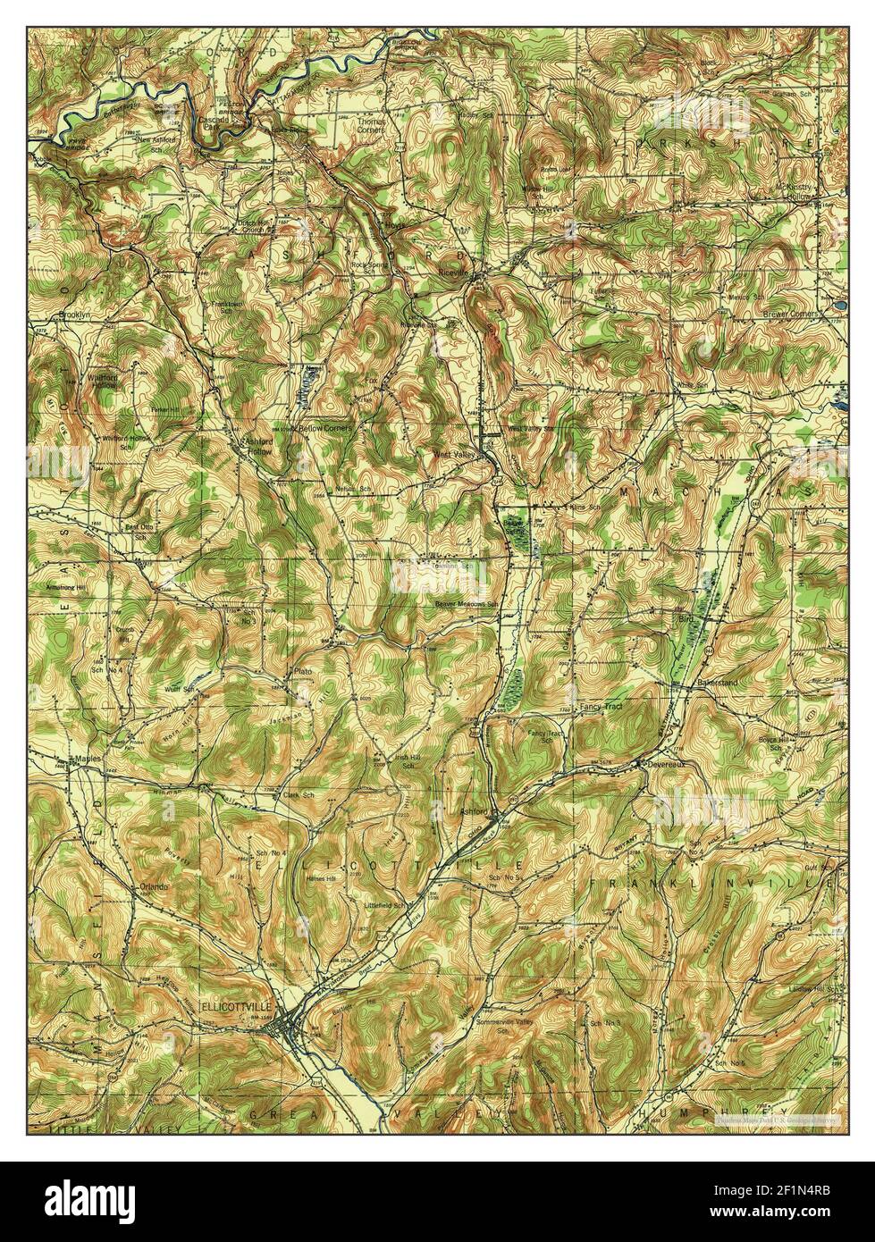 Pin on Ski Maps 6878e748d88cec3d1814f70de183e6bf - Ellicottville New York Map 1941 162500 United States Of America By Timeless Maps Data Us Geological Survey 2F1N4RB