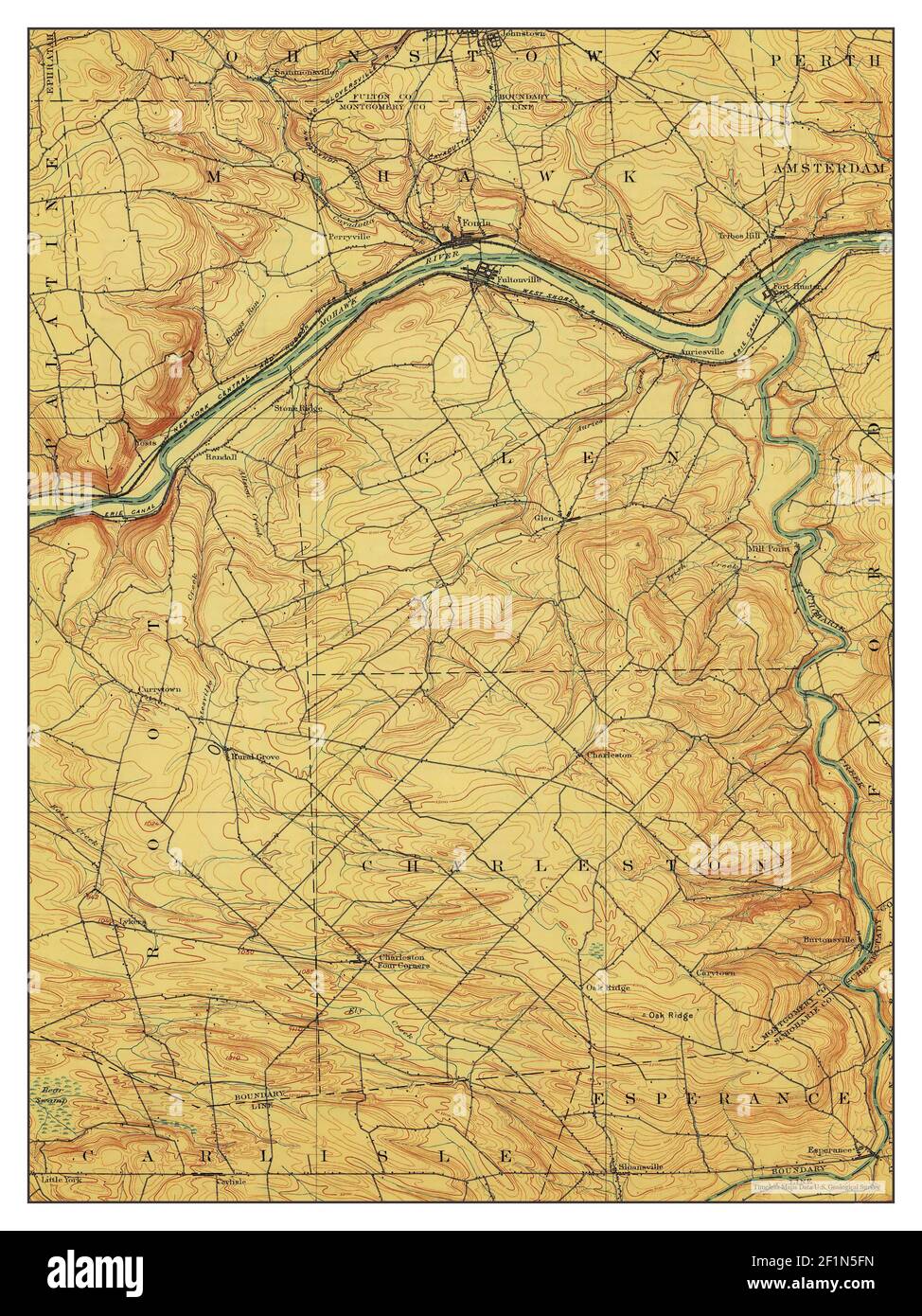 Fonda, New York, map 1902, 162500, United States of America by