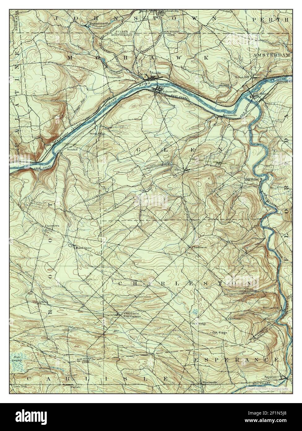 Fonda, New York, map 1902, 162500, United States of America by