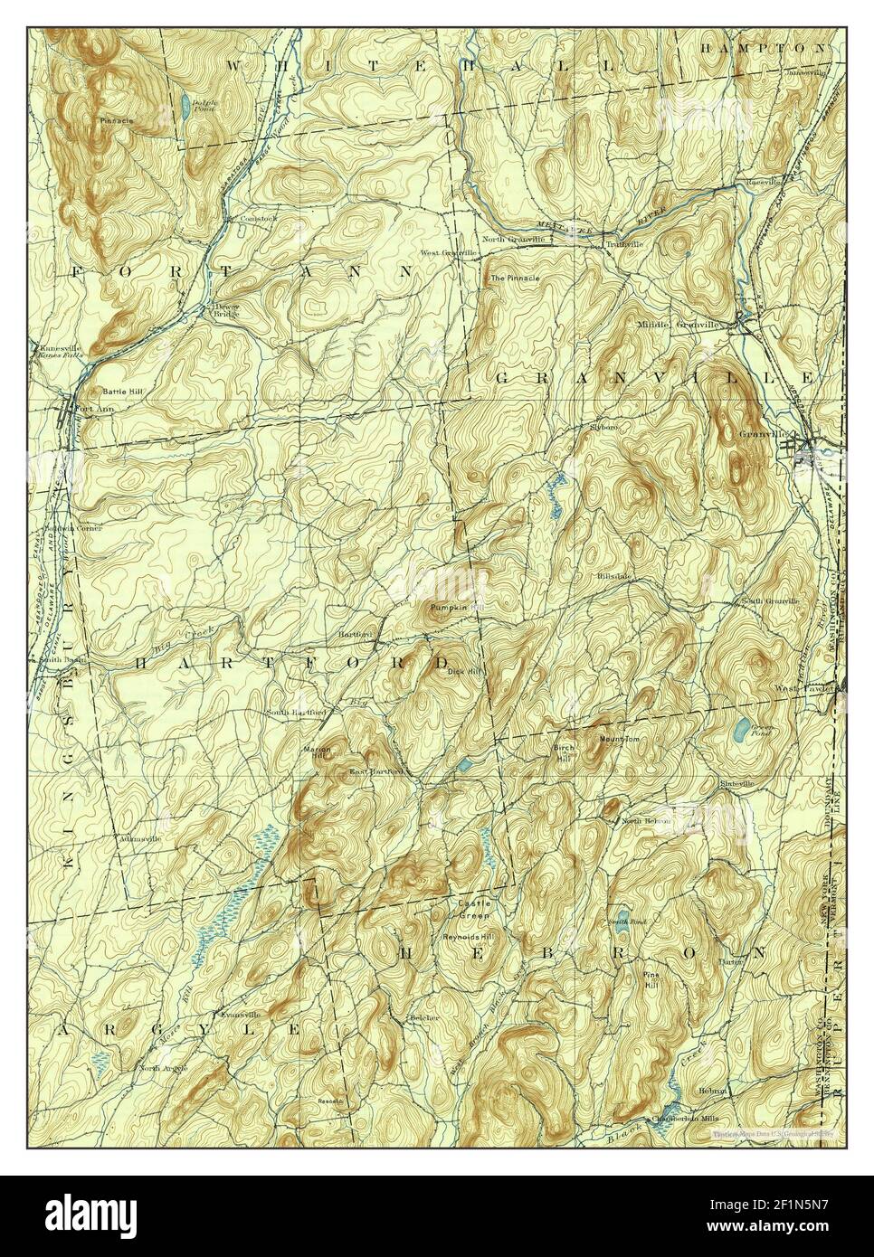 Map of fort ann hires stock photography and images Alamy