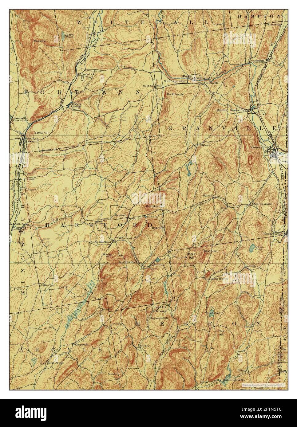 Map of fort ann hires stock photography and images Alamy