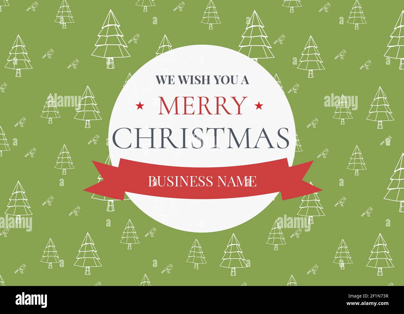 We wish you a merry christmas text on white circle with christmas trees on green background Stock Photo - Alamy We wish you a merry christmas text on white circle with christmas trees on green background Stock Photo - Alamy