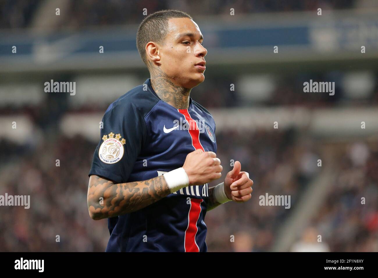 Gregory van der Wiel (PSG), MARCH 6, 2013 - Football / Soccer : UEFA  Champions League Round of 16, 2nd leg match between Paris Saint-Germain 1-1  Valencia CF at Parc des Princes