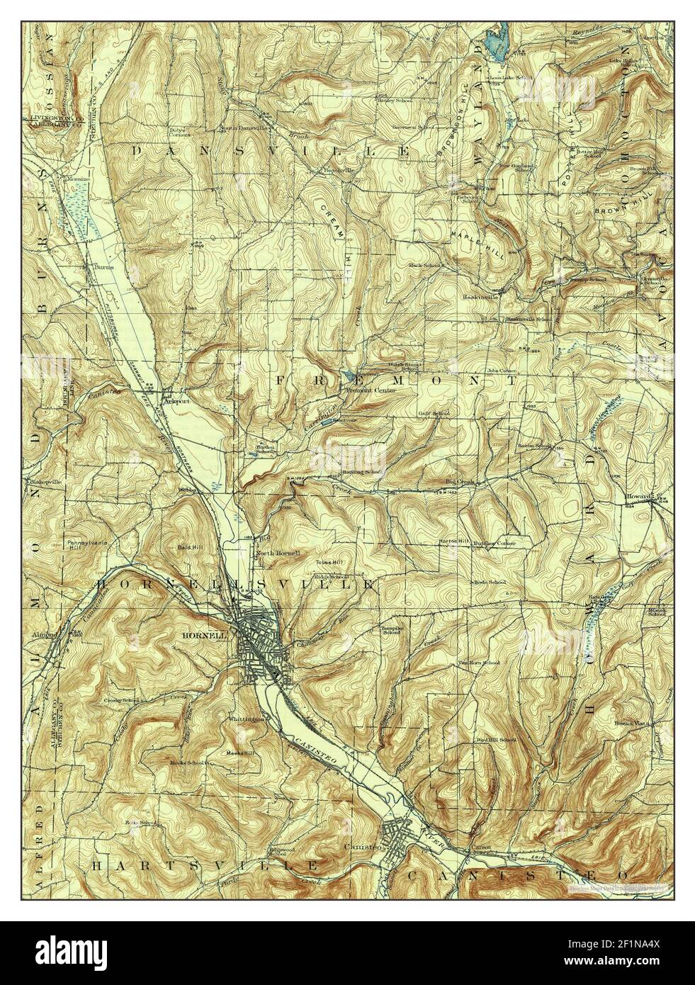 Hornell map hires stock photography and images Alamy