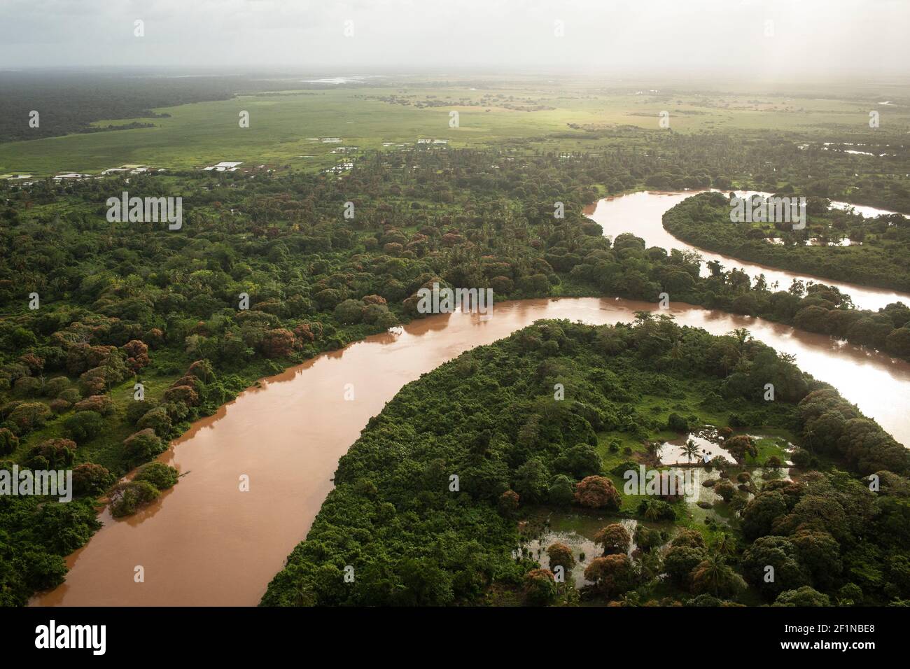 Tana River Delta in Kenya Stock Photo