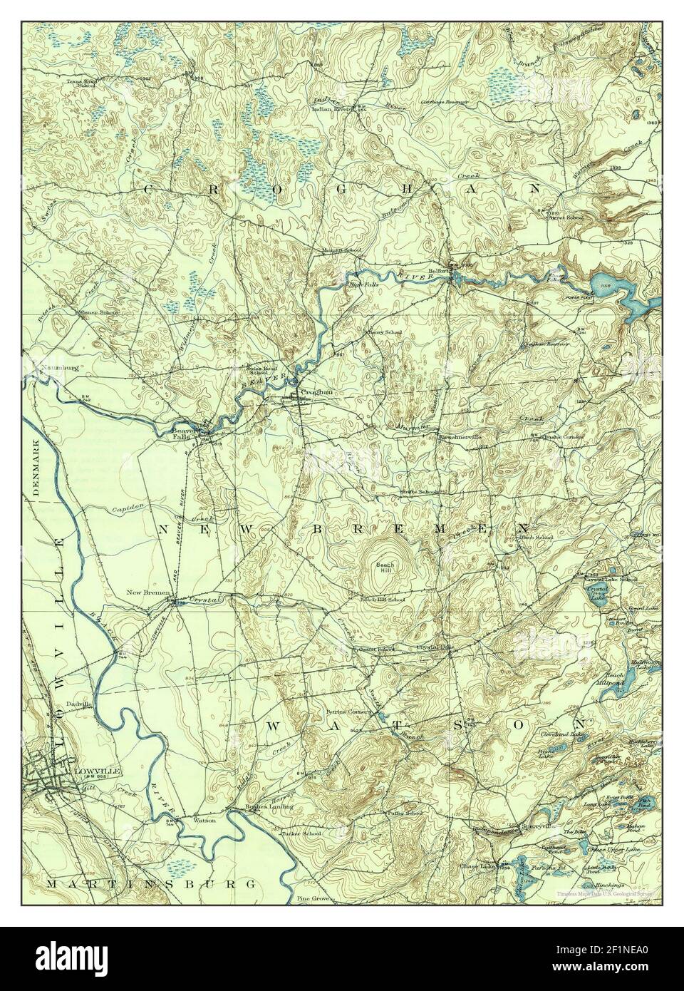 Map of lowville hires stock photography and images Alamy