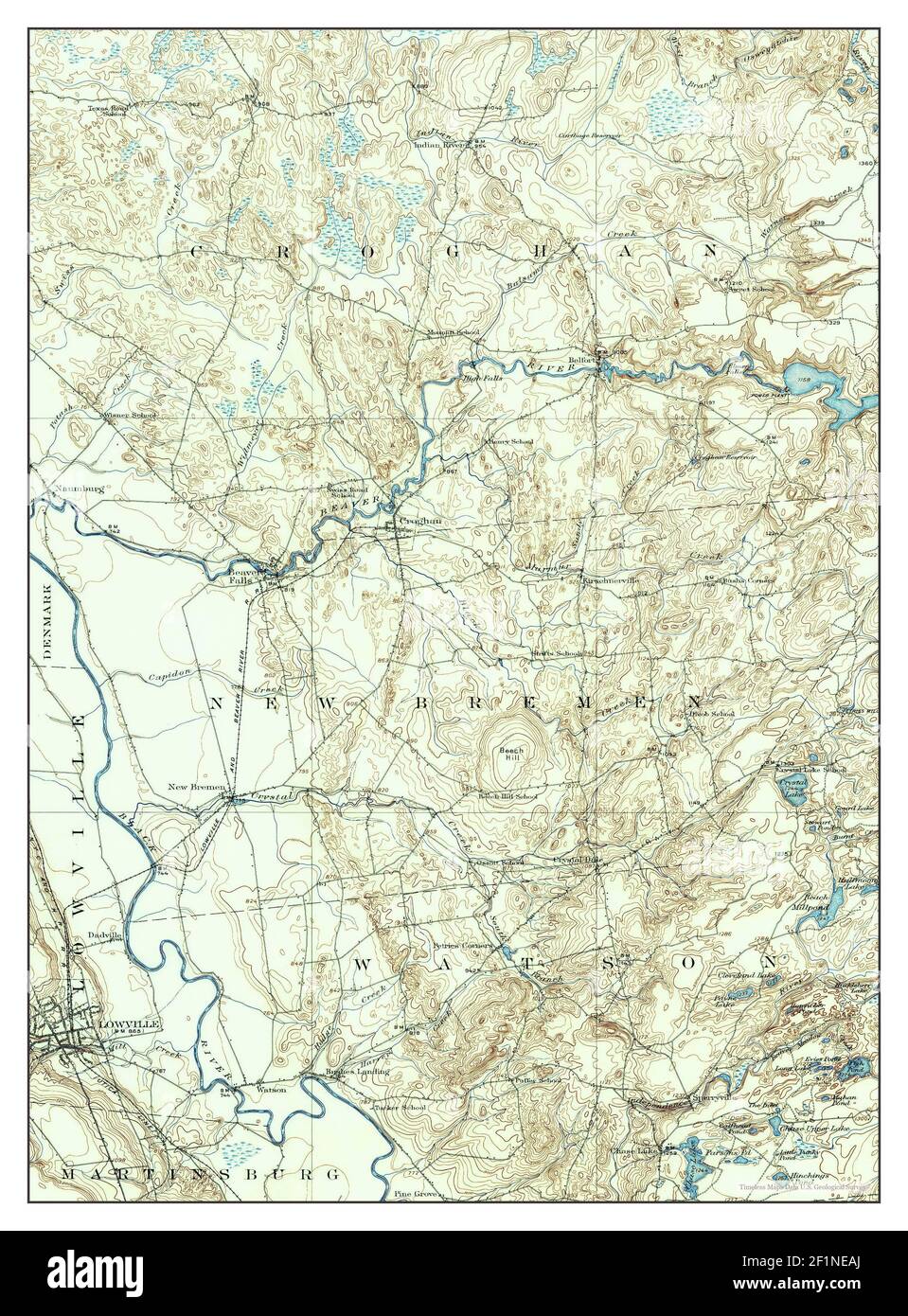 Lowville, New York, map 1911, 162500, United States of America by